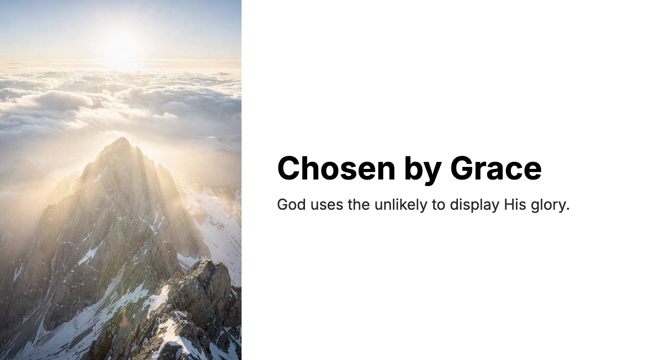 Chosen by Grace